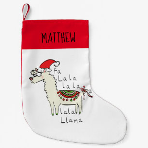 Petite Chaussette De Noël Llama Cute Funky Noël Vacances Enfants