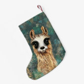 Petite Chaussette De Noël Llama pour bébé curieux - mignonne (Dos (Accrochage))