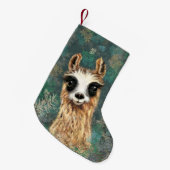 Petite Chaussette De Noël Llama pour bébé curieux - mignonne (Devant (Accrochage))