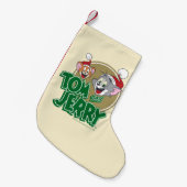 Petite Chaussette De Noël Logo Tom et Jerry Holiday (Devant (Accrochage))