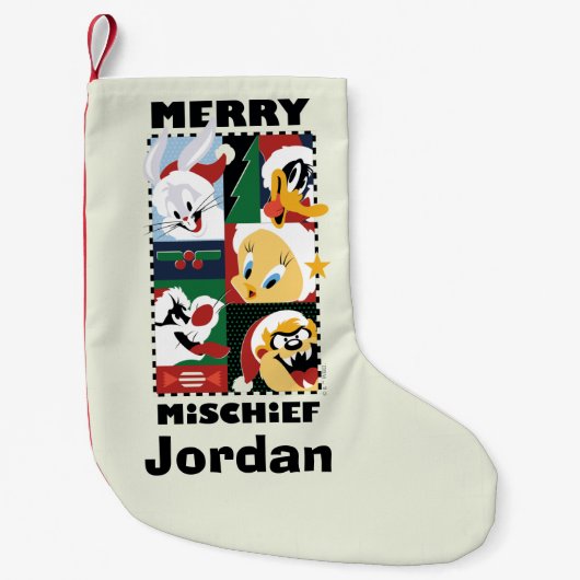 Petite Chaussette De Noël LOONEY TUNES™ Joyeux Mischief (Devant)