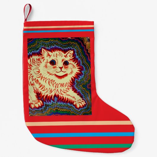 Petite Chaussette De Noël Louis Wain, Chat Électrique (Devant)