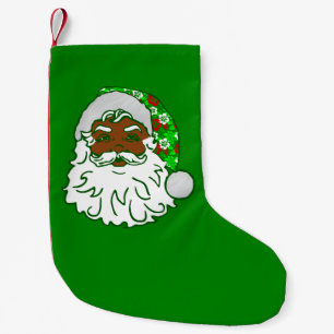 Petite Chaussette De Noël luau noël hawaïen afrique noir santa claus