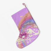 Petite Chaussette De Noël Lullabie étoilée Petite réserve de Noël (Dos (Accrochage))