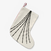 Petite Chaussette De Noël Lune Abstraite (Devant (Accrochage))