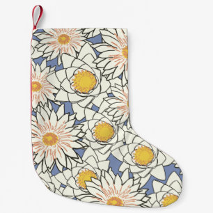 Petite Chaussette De Noël Lys de lotus motifs à fleurs