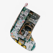 PETITE CHAUSSETTE DE NOËL MACHINE ATM AVEC GRAFFITI (Devant (Accrochage))