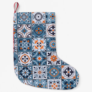 Petite Chaussette De Noël Magnifique motif sans couture dans une couleur à l