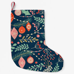 Petite Chaussette De Noël Main de Noël Vintage dessinée sans couture