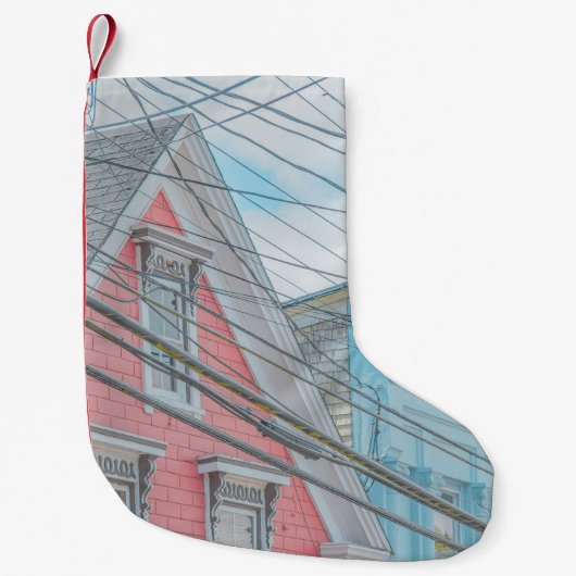PETITE CHAUSSETTE DE NOËL MAISON ROUGE BRICK (Devant)