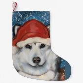 Petite Chaussette De Noël Malamute d'Alaska (Devant)