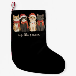 Petite Chaussette De Noël Maman de chat mignonne Noël Amateur de chats Cadea