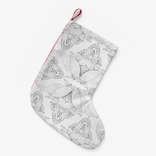 Petite Chaussette De Noël Mandala 3 (Devant (Accrochage))