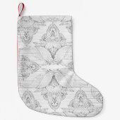 Petite Chaussette De Noël Mandala 3 (Devant)