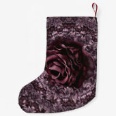 Petite Chaussette De Noël Mandala de rose  (Dos)