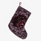 Petite Chaussette De Noël Mandala de rose  (Devant (Accrochage))