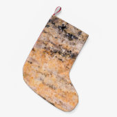 Petite Chaussette De Noël Marbre motif abstrait, architecture, maison déco (Devant (Accrochage))