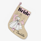 Petite Chaussette De Noël Marche de mode Neutral Bride bas (Devant (Accrochage))