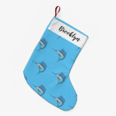 Petite Chaussette De Noël Marée de plaisance de l'espadon (Devant (Accrochage))