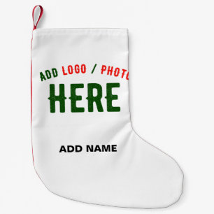 PETITE CHAUSSETTE DE NOËL MARQUE BLANCHE MODERNE ET PERSONNALISABLE VÉRIFIÉE