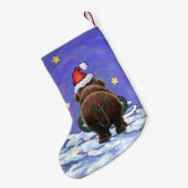 Petite Chaussette De Noël Mastodon festif (Dos (Accrochage))