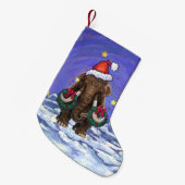 Petite Chaussette De Noël Mastodon festif (Devant (Accrochage))