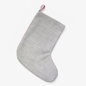 Petite Chaussette De Noël Matériau de texture en toile (Devant (Accrochage))