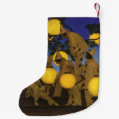 Petite Chaussette De Noël Maxfield Parrish Les Porteuses de Lanternes 1908 V (Dos)