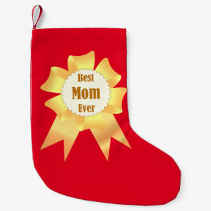 Petite Chaussette De Noël Meilleure maman jamais Golden Lauréat du prix ruba