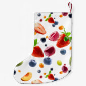 Petite Chaussette De Noël Mélanger les fruits (Dos)