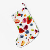 Petite Chaussette De Noël Mélanger les fruits (Dos (Accrochage))