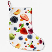 Petite Chaussette De Noël Mélanger les fruits (Devant)