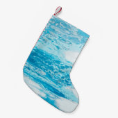 Petite Chaussette De Noël Mer bleue (Devant (Accrochage))