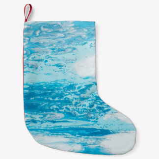 Petite Chaussette De Noël Mer bleue