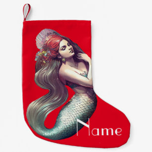 Petite Chaussette De Noël Mermaid Beauté de Redhead Thunder_Cove