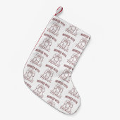 Petite Chaussette De Noël Merrier with Mimosas Christmas Prosecco Wine Party (Devant (Accrochage))