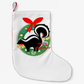 Petite Chaussette De Noël merry noël skunk stocking (Devant)