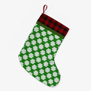 PETITE CHAUSSETTE DE NOËL MERRY XMAS SNOWFLAKES