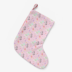 Petite Chaussette De Noël mignonne licorne magique princesse fille anniversa