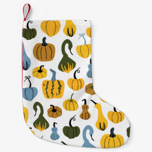 Petite Chaussette De Noël Mignonne main de dessin Citrouille