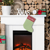 Petite Chaussette De Noël Mignonne Rouge Whimsical Simple Minimal Vacances R