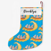 Petite Chaussette De Noël Mignons nachos chips de maïs surf (Dos)