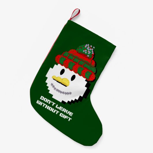 Petite Chaussette De Noël Mikitiez snowman winterwonderland pixleart (Devant (Accrochage))