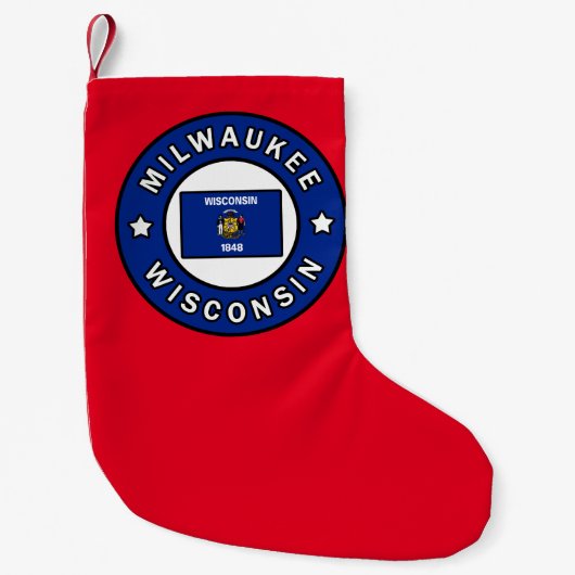 Petite Chaussette De Noël Milwaukee Wisconsin (Devant)