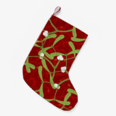 Petite Chaussette De Noël mistletoe rouge de noël (Devant (Accrochage))