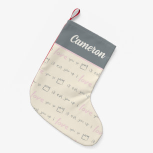 Petite Chaussette De Noël Modèle de citation Where the Wild Things