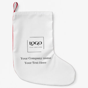 Petite Chaussette De Noël Modèle de logo personnalisé élégant