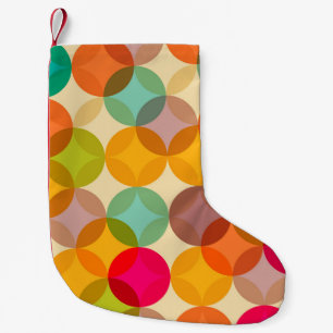 Petite Chaussette De Noël Modèle de motif abstrait vintage, arrière-plan