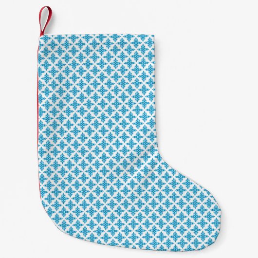 Petite Chaussette De Noël Modèle floral (Devant)