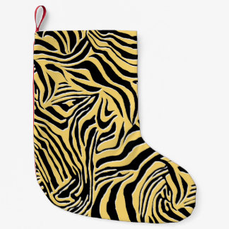 Petite Chaussette De Noël Modèle zèbre sans couture, animal. papier peint, a